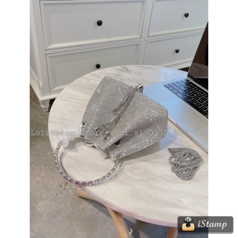 Túi xách nữ túi nữ quai cầm tay đá sáng sanh chảnh siêu đẹp