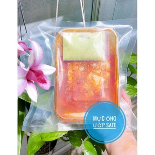 MỰC ỐNG ƯỚP SATE 500g. (giao hỏa tốc TPHCM)