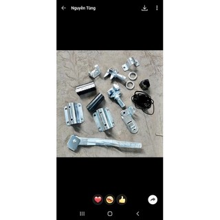 Bộ tay cầm ốp ống khoá đúc xe mooc phi34