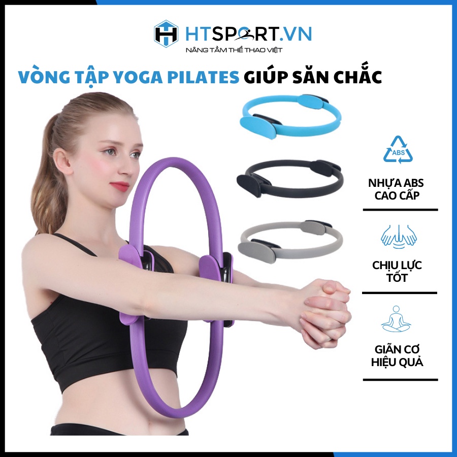 Vòng Tập Yoga Pilates, Vòng Tập Thể Dục  Giãm Mỡ Giúp Săn Chắc Toàn Thân Cao Cấp Hàng Chính Hãng