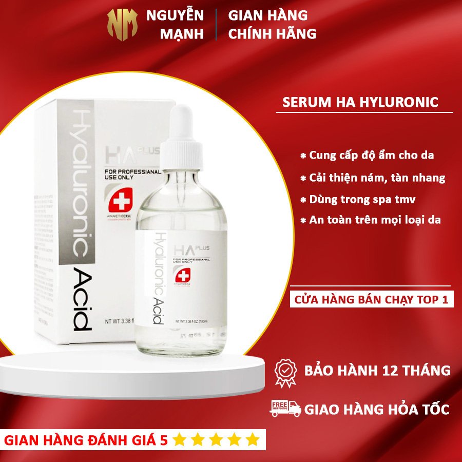 Ha Plus (Acid Hyarulonic SERUM CẤP NƯỚC, DƯỠNG ẨM DA )