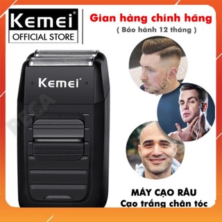 .. máy cạo râu khô 2 lưỡi có thể fade trắng chân tóc kemei km-1102 ...