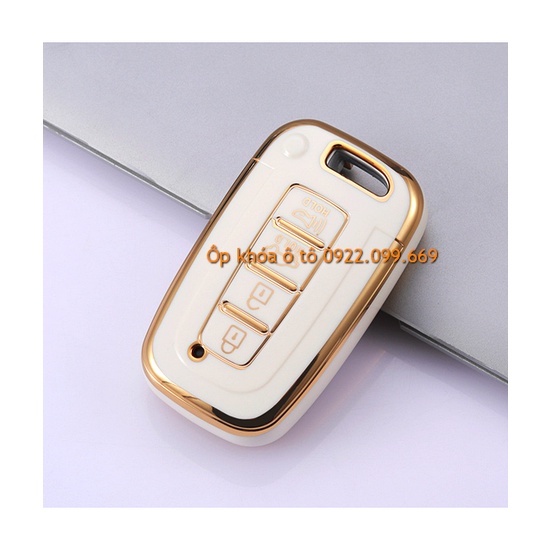 Ốp chìa khoá TPU sang trọng dành cho xe Hyundai Sonata, Tucson, Santafe, Genesis, i30, Elantra, Veloster...