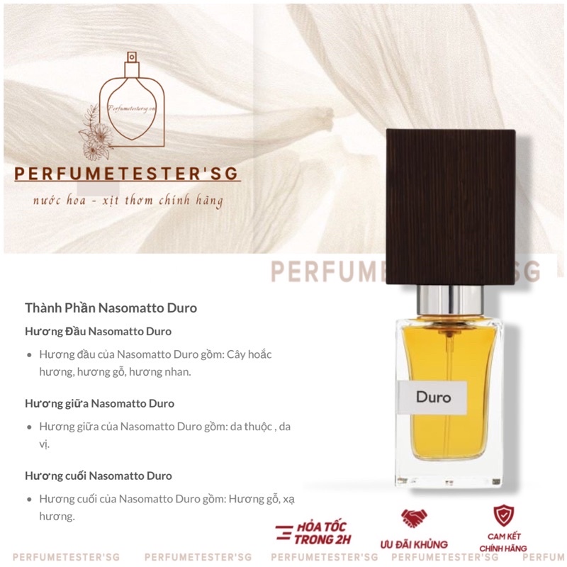 Nước hoa  Nasomatto Duro -perfumetester