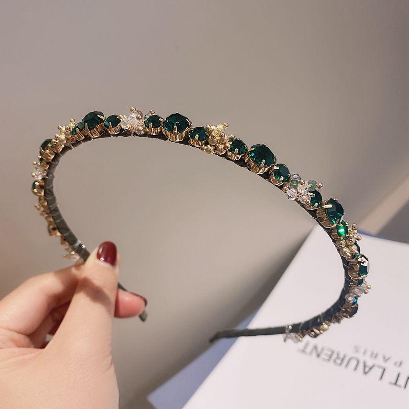 Băng Đô Cài Tóc Đính Đá Pha Lê Nhiều Màu Sang Trọng