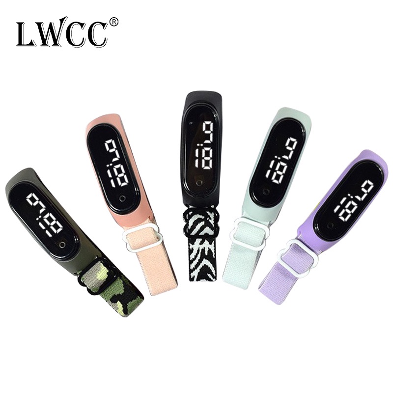 LWCC 8107 Đồng hồ điện tử phong cách Hàn Quốc thời trang dành cho nam và nữ