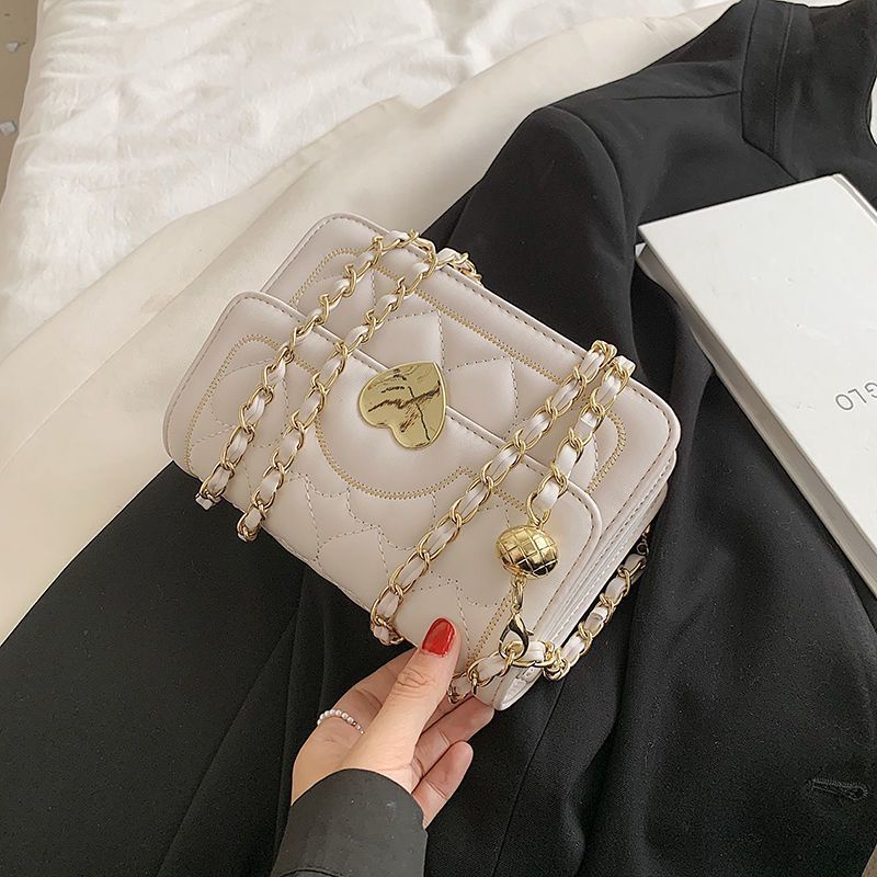 Túi Xách Đeo Chéo Khóa Nam Châm Thời Trang Cho Nữ