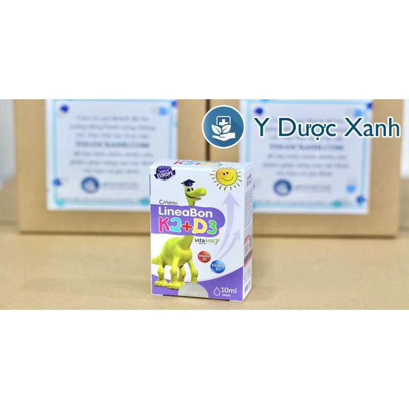 Phòng Khám, Nhà Thuốc - LINEABON K2D3 10ml của Châu Âu, Vitamin D3 K2 cho bé, trẻ sơ sinh - Y Dược Xanh