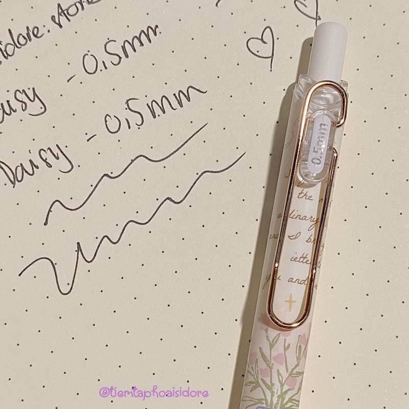 Bút bi gel MURA ngòi 0.5mm DAISY🌼