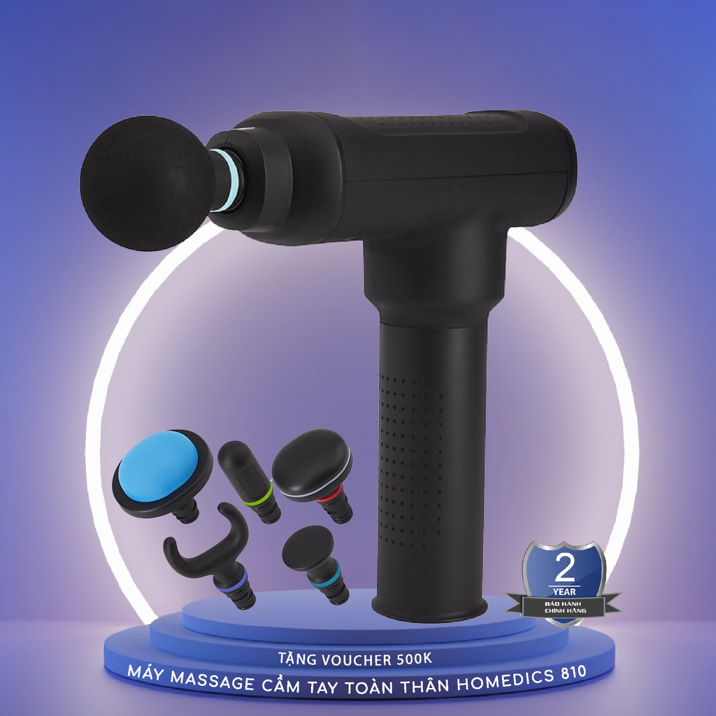 Súng massage toàn thân cầm tay Homedics HHP-810 sử dụng 2 đấu massage nóng & lạnh - TUYỂN CTV TOÀN QUỐC