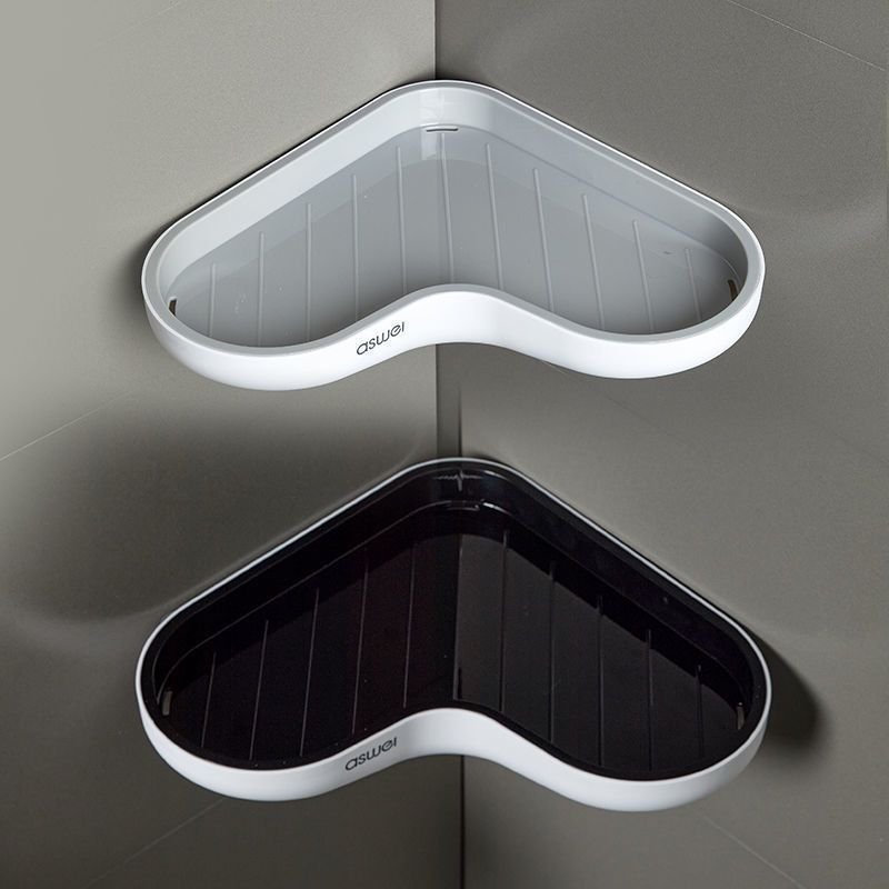 Kệ góc nhà tắm dán tường hình Trái Tim A2118