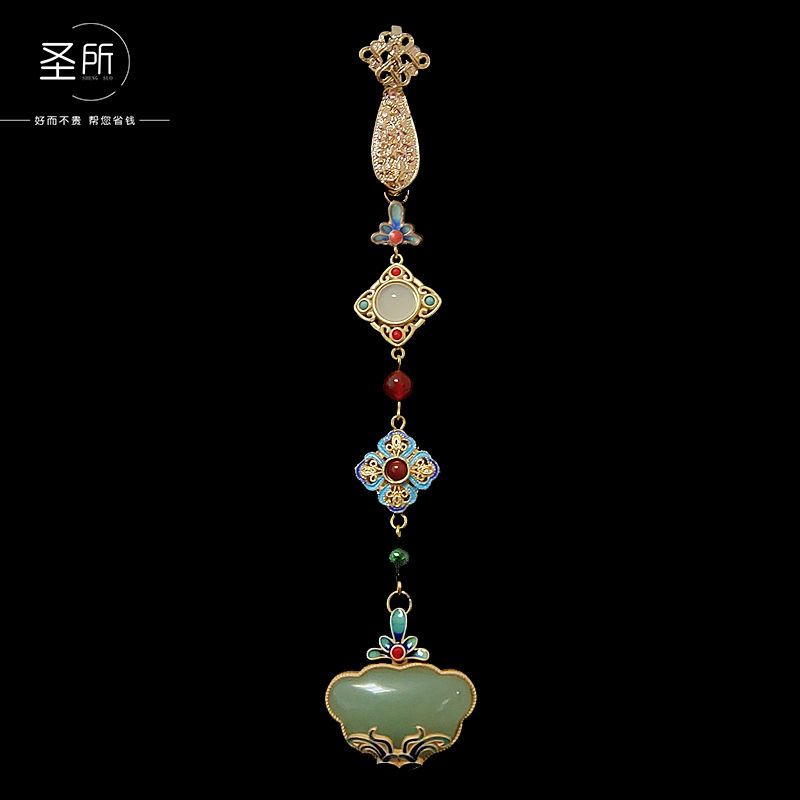 Mặt Dây Chuyền Hình Sườn Xám Phong Cách Trung Hoa Cổ Điển