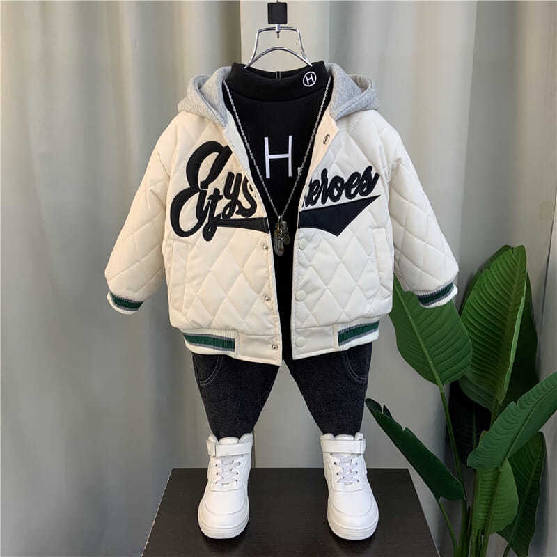 Áo Khoác Bóng Chày Thời Trang Hàn Quốc Xinh Xắn Cho Bé