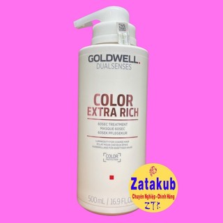 [Chính hãng] [Siêu rẻ]Hấp dầu Goldwell dưỡng màu tóc nhuộm  Dual Senses Color Extra Rich 60s Treatment 500ml