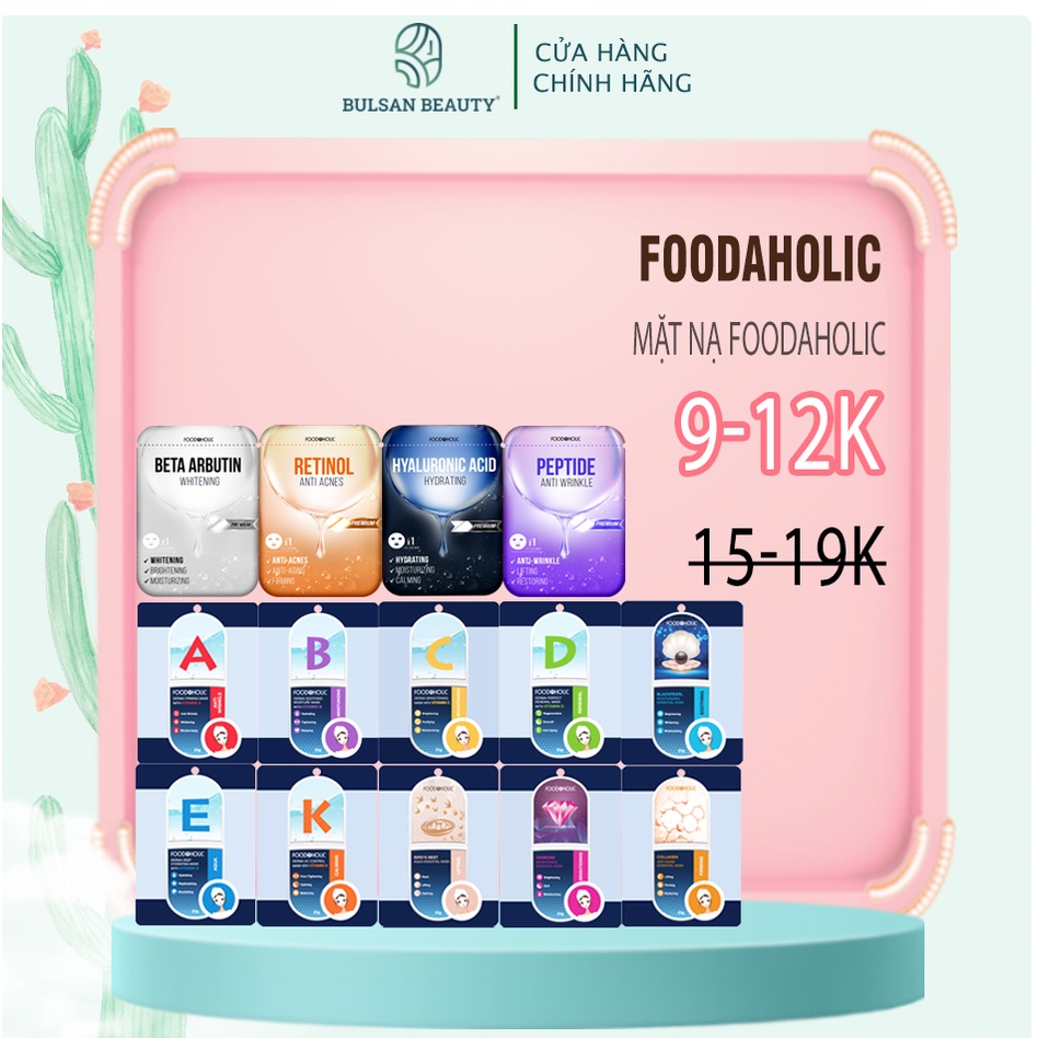 Mặt nạ FOODAHOLIC Derma Mask 23g Bulsan Beauty