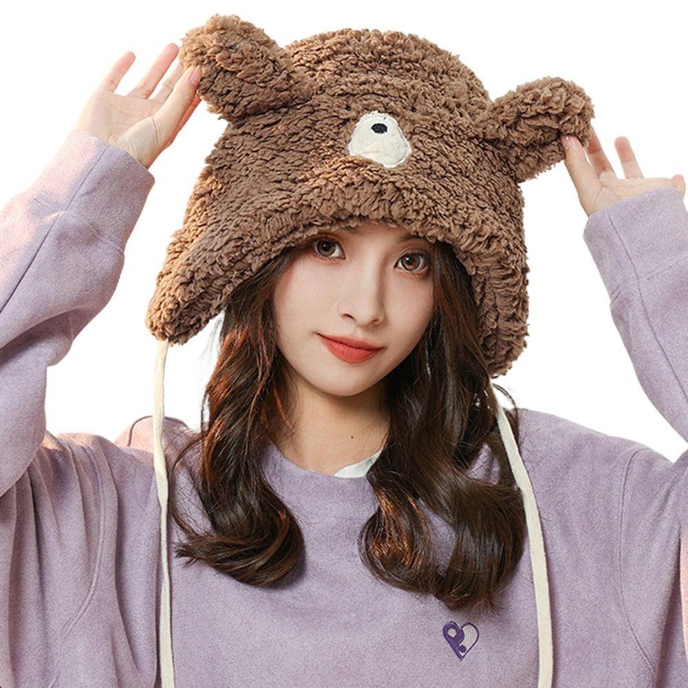 Mũ Phi Công Che Tai Phủ Lông Thời Trang Mùa Đông Cho Nữ