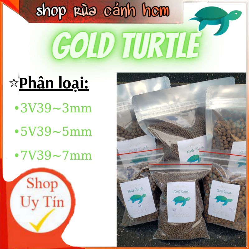 Cám Kim quy ( gold turtle ) 1kg thức ăn cho rùa nước , baba kimquy 1 kg