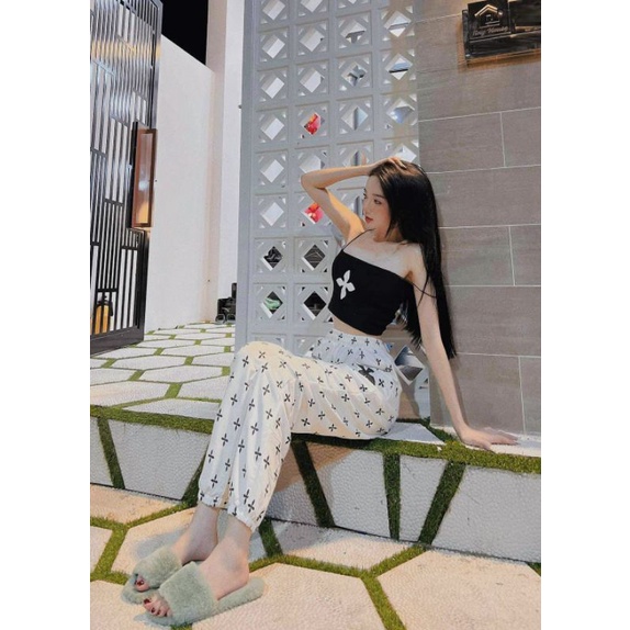 Set 2 dây thể thao quần dài bo chun ( hình thật )