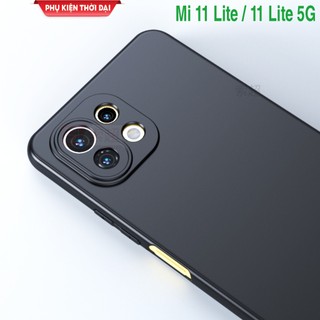 Ốp lưng xiaomi 11 lite / 11 lite 5g dùng chung dẻo tpu siêu mỏng ôm khít máy