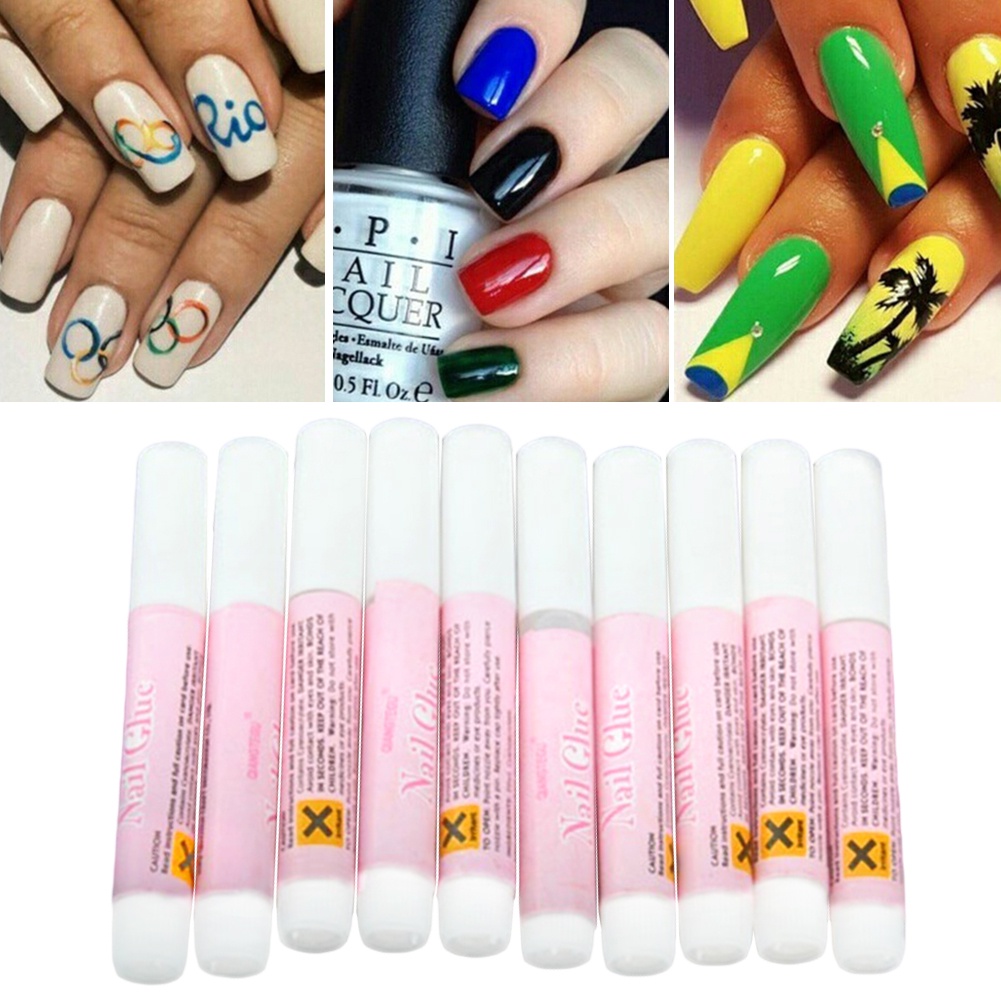 Keo Dán Móng Giả Mini Trang Trí Làm Đẹp Chuyên Nghiệp Thời Trang Cho Nữ