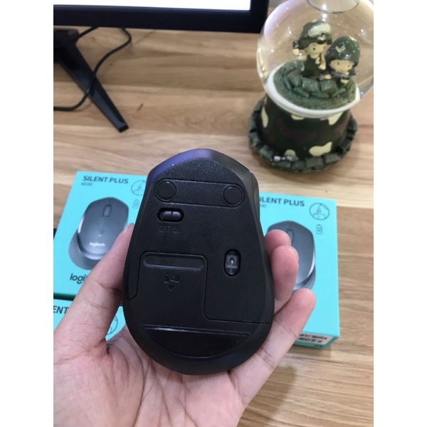 Chuột không dây Logitech M330 slient + tặng kèm pin AA