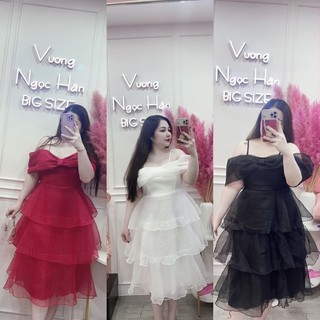 ĐẦM BIGSIZE THIẾT KẾ CÔNG CHÚA TRỄ VAI TẦNG