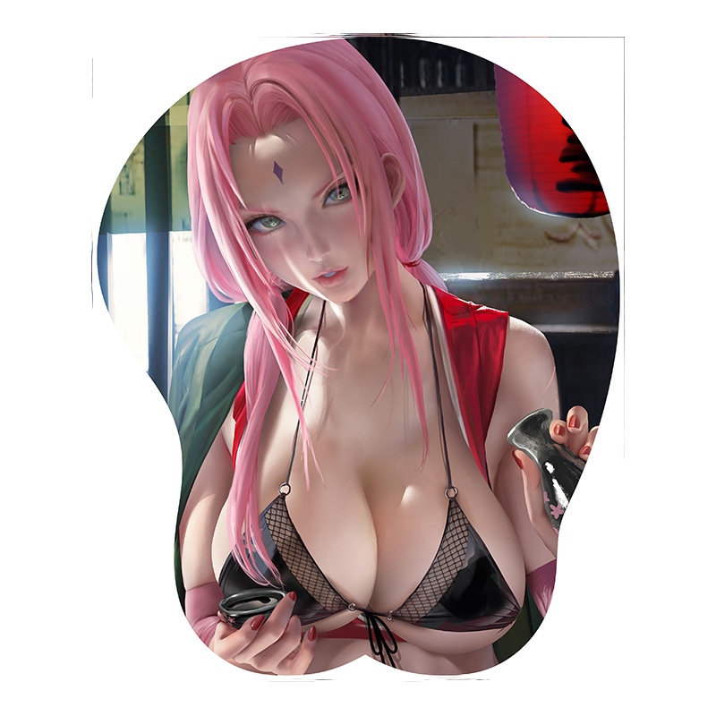 Đệm Lót Chuột Bằng Silicon 3d Hình Hoạt Hình Anime Độc Đáo TMGF