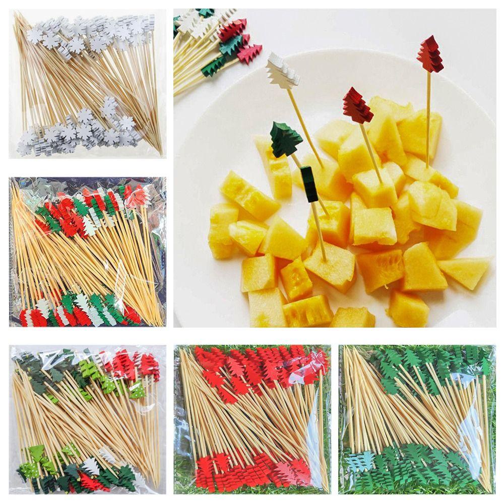 50 / 100 Nĩa Ăn Tráng Miệng Dùng Một Lần