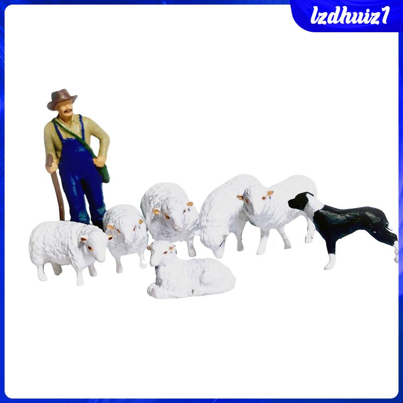 Mô Hình Tượng Nông Trại Tỉ Lệ 1 / 64 Bằng Nhựa Resin