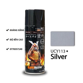 Ucy113 sơn xịt samurai sơn lót màu bạc