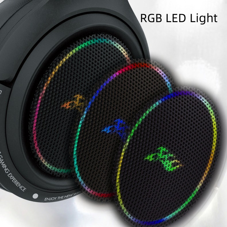 Tai Nghe Chơi Game Có Dây GK9 Bluetooth / 2.4G Hifi Có Mic Và Đèn LED RGB Dành Cho PS4 / Điện Thoại / Laptop