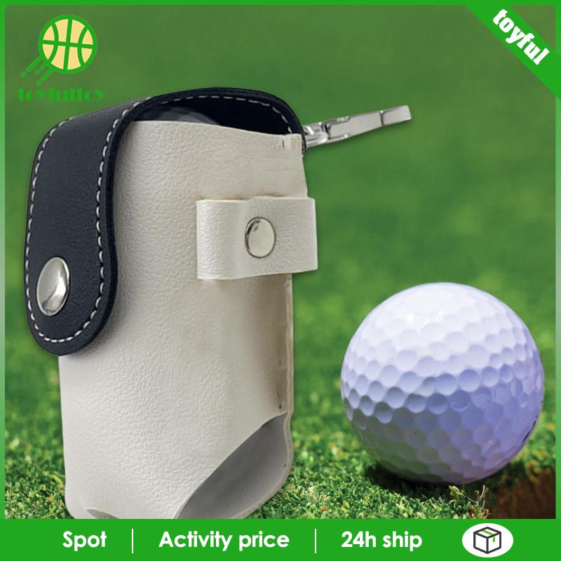 Túi Da PU Đeo Hông Đựng Bóng Golf Tiện Dụng Giá Đỡ