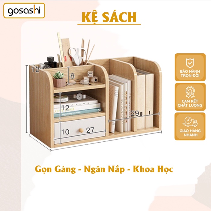 Kệ Sách Gỗ Để Bàn, Tủ Hồ Sơ Tài Liệu Để Phòng Làm Việc