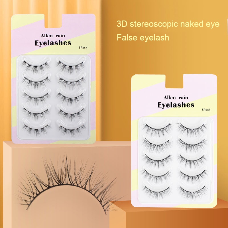 Set 5 Cặp Lông Mi Giả Cong Tự Nhiên