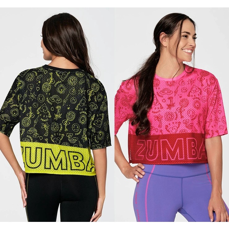 Mới Áo Crop Top zumba zumba zumba Z1T0 0243