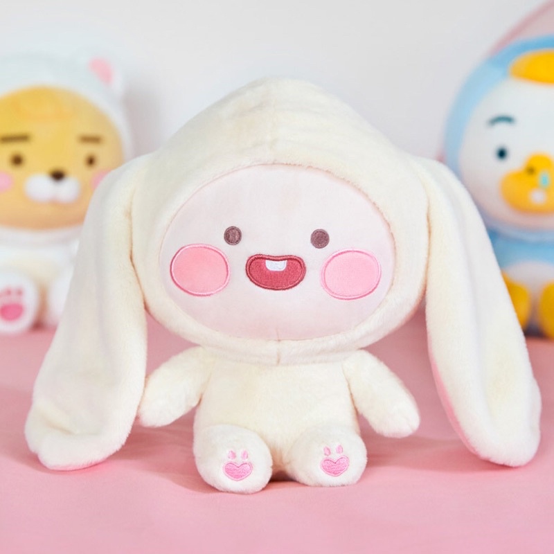 Gấu bông đào cosplay thỏ tai giựt phiên bản mùa đông chính hãng