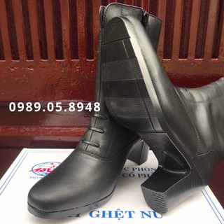 BOOT NỮ DA BÒ CAO CẤP GIÀY GHỆT NỮ MÃ 606C
