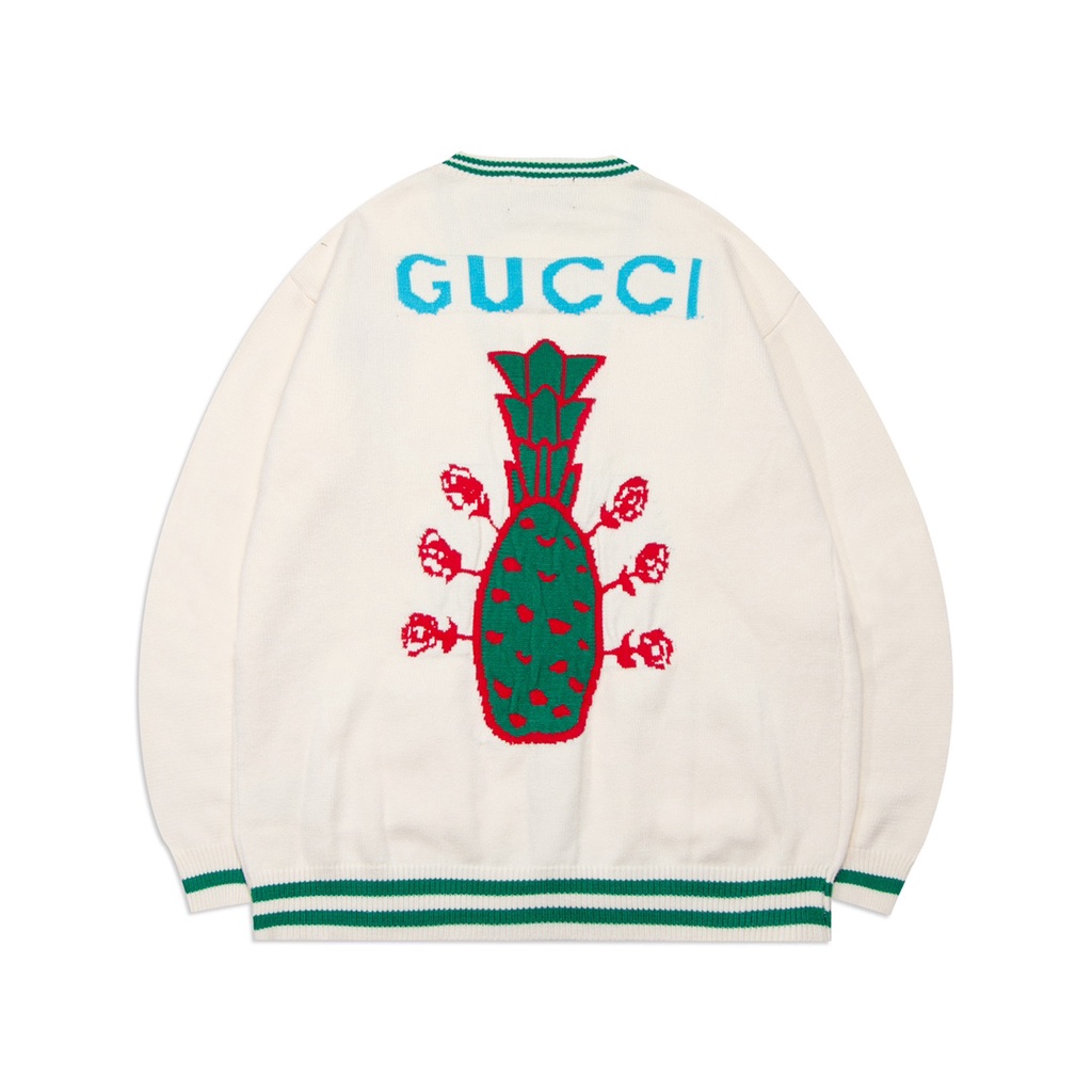 Áo khoác len nam Gucci GC GG thiết kế đơn giản, thanh lịch