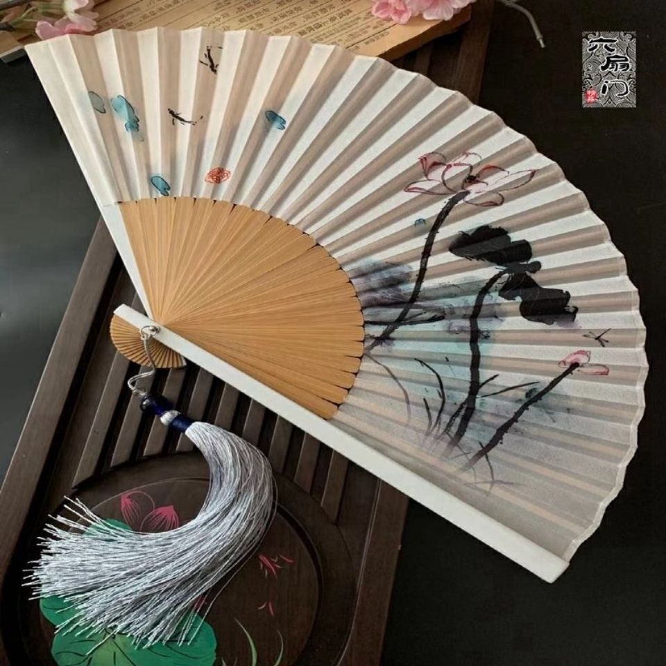 Elegant Design Bamboo Folding Fan For Men