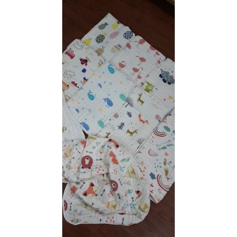 [Loại đẹp ]Khăn tắm xô 6 lớp Kiluta siêu dày đẹp