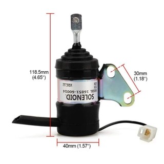 Chuột tắt máy kubota , solenoid tắt máy 16851-60014 12vdc