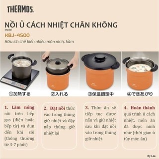 Nồi ủ Thermos 4.3L của Nhật ( Mẫu mới 2021 )