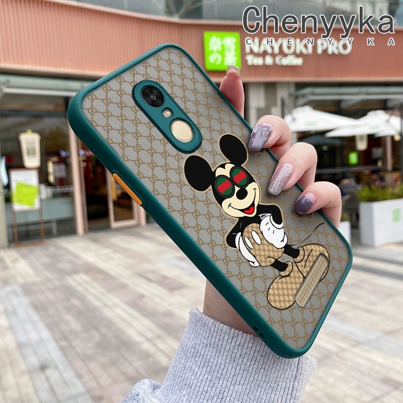Ốp Điện Thoại Dẻo Trong Suốt Họa Tiết Hoạt Hình Mickey Dễ Thương Chống Sốc Cho Xiaomi Redmi Note 3 Note 3 Pro Note 2