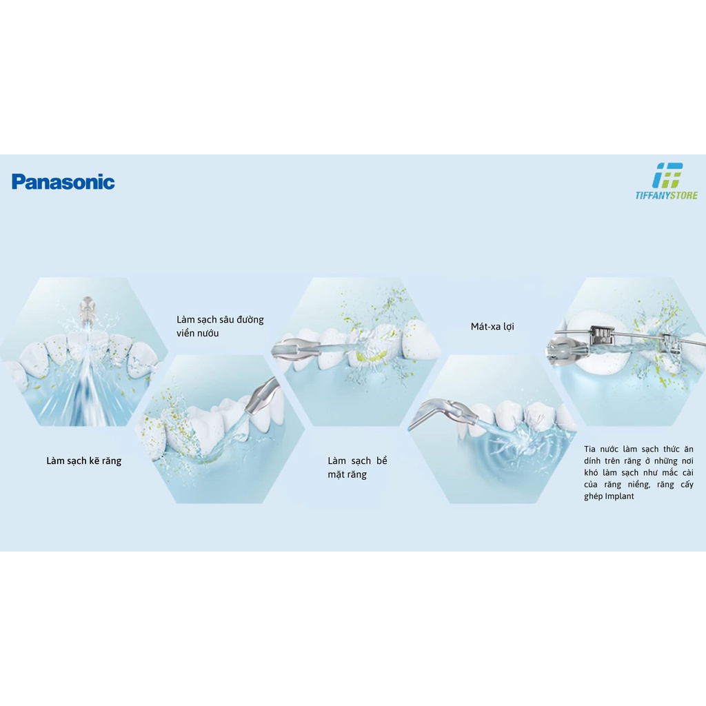 Máy tăm nước Panasonic cầm tay không dây -