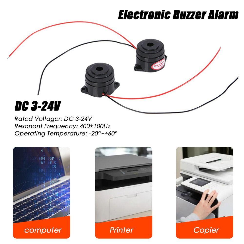 Set 2 Chuông Báo Động Điện Tử Mini DC 3-24V 30 * 25mm