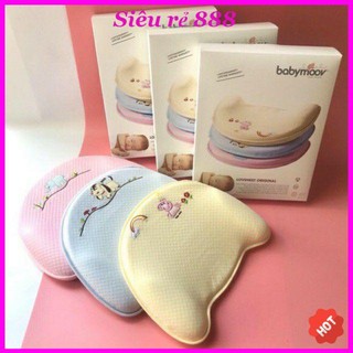 [⚡Siêu Rẻ] Gối cao su non Babymoov - Chính hãng (chống méo đầu, bẹt đầu)