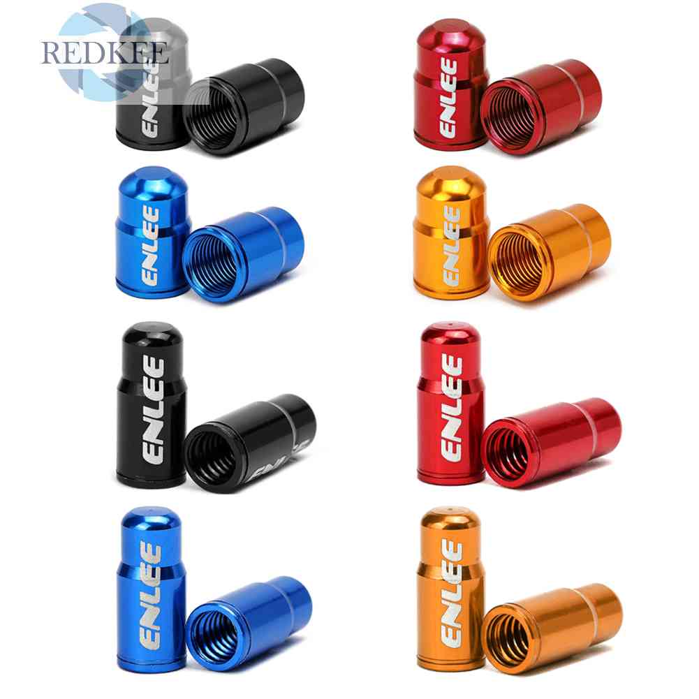 Bộ 2 Ốp Van Bánh Xe Đạp Bằng Hợp Kim Nhôm Cao Cấp