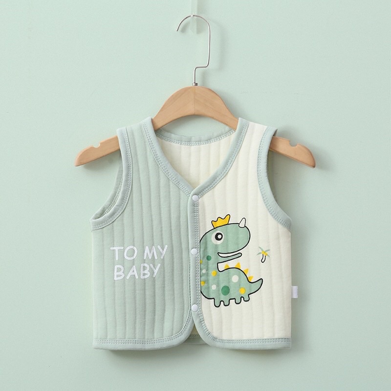 Áo gile nhung Quảng Châu siêu ấm, mềm, mịn cho bé Trai/ gái (5-13kg)