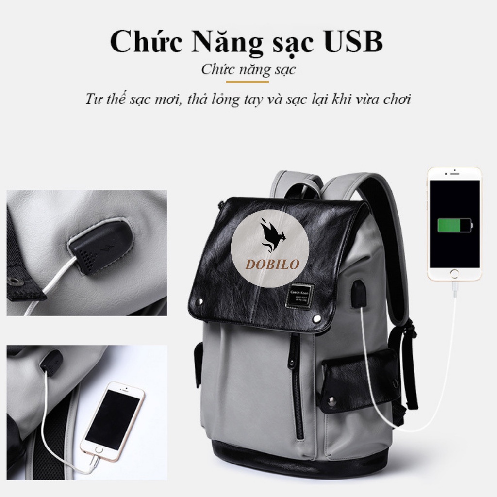 Balo Da, Balo Da Nam Nữ Unisex Thời Trang Hàn Quốc BG36