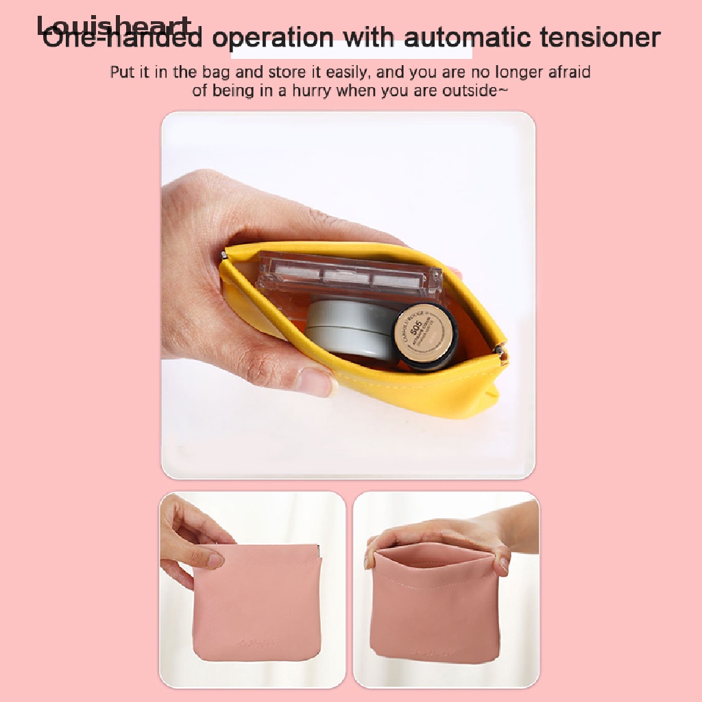 Ví Da Louisheart Mini Mềm Mại Đựng Tiền / Thẻ Tiện Dụng Cho Nữ